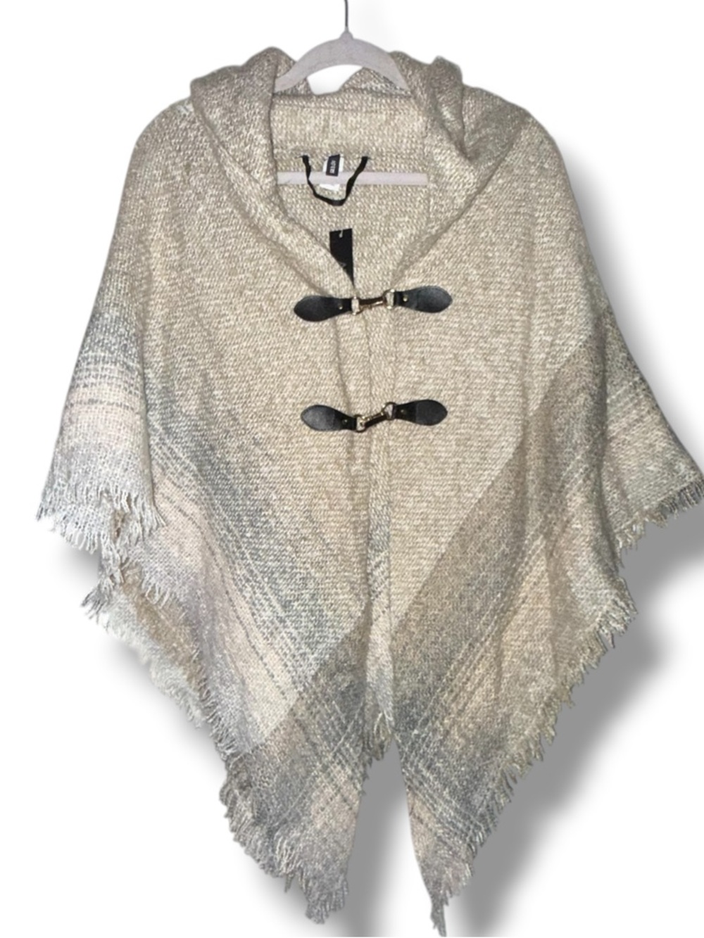 Apt. 9 plaid Ruana poncho